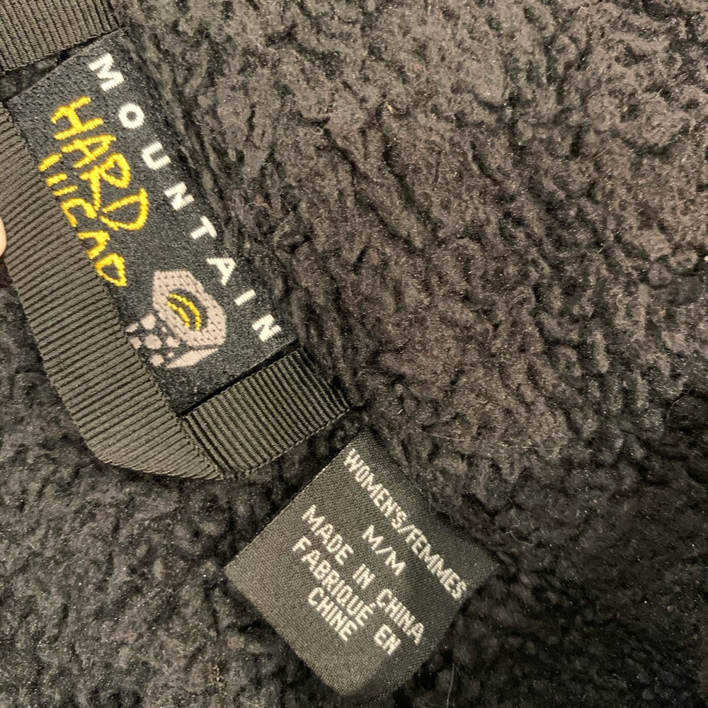 Fuzzy Black Mountain Hardware Jacket - image 2